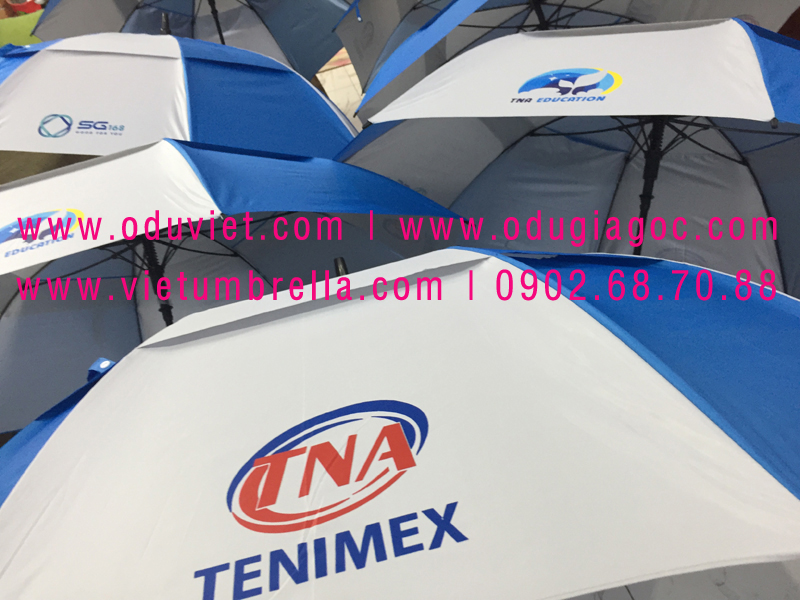 xưởng sản xuất ô dù cầm tay in logo quảng cáo